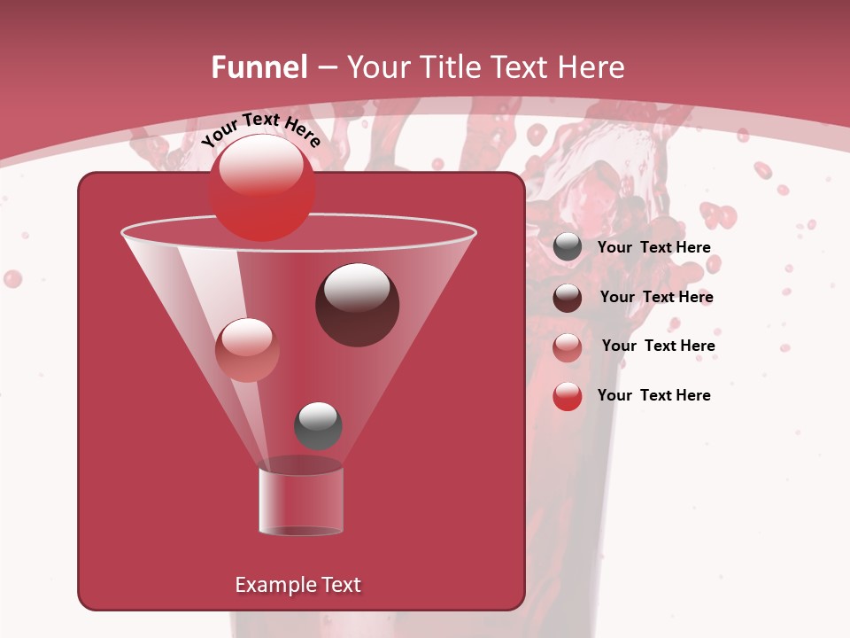 Mixed Splashing Drink PowerPoint Template