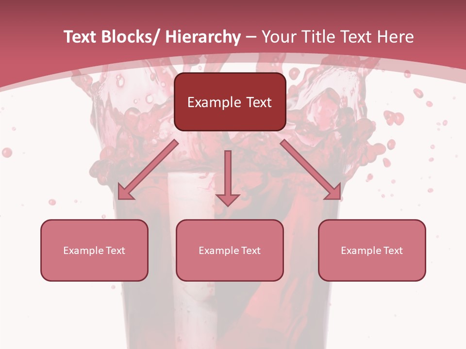 Mixed Splashing Drink PowerPoint Template
