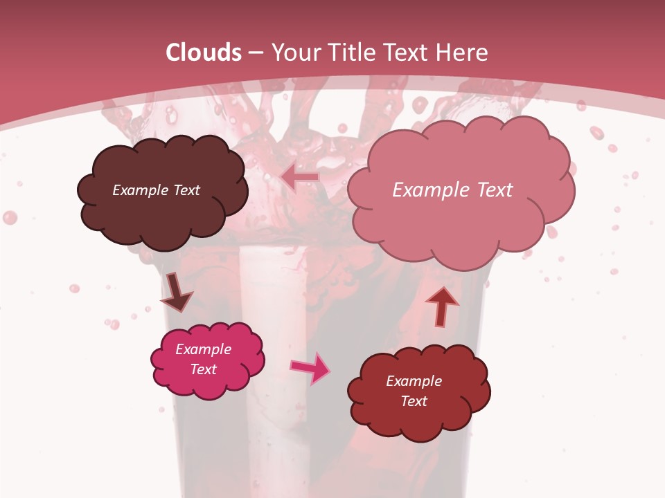 Mixed Splashing Drink PowerPoint Template