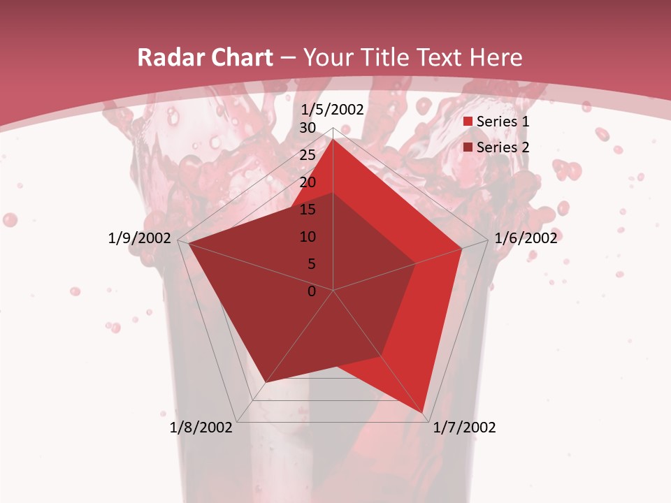 Mixed Splashing Drink PowerPoint Template