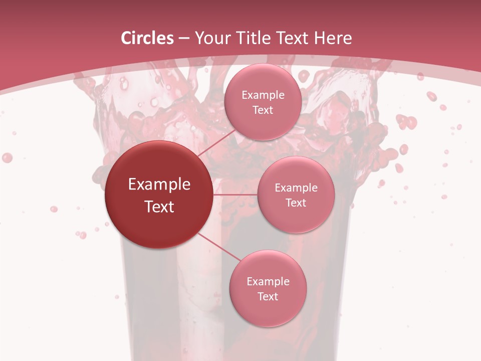 Mixed Splashing Drink PowerPoint Template