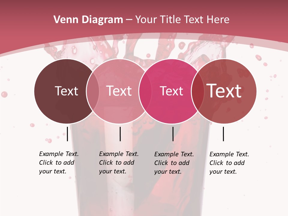 Mixed Splashing Drink PowerPoint Template