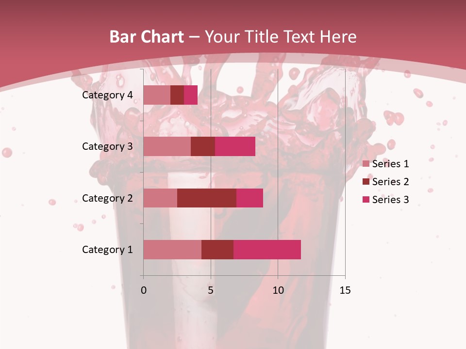 Mixed Splashing Drink PowerPoint Template