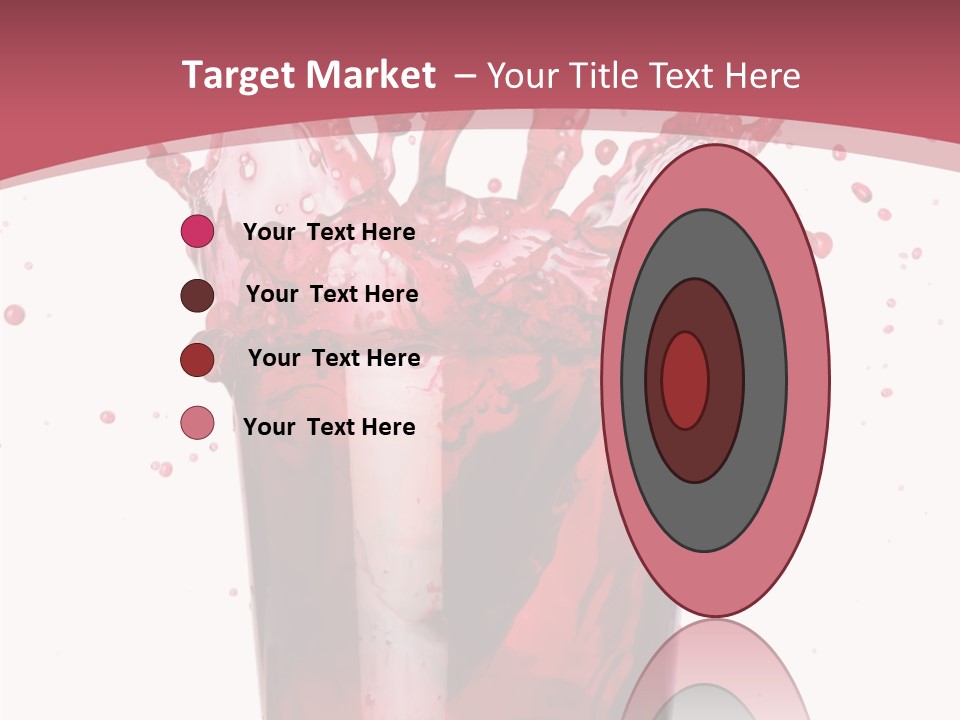 Mixed Splashing Drink PowerPoint Template