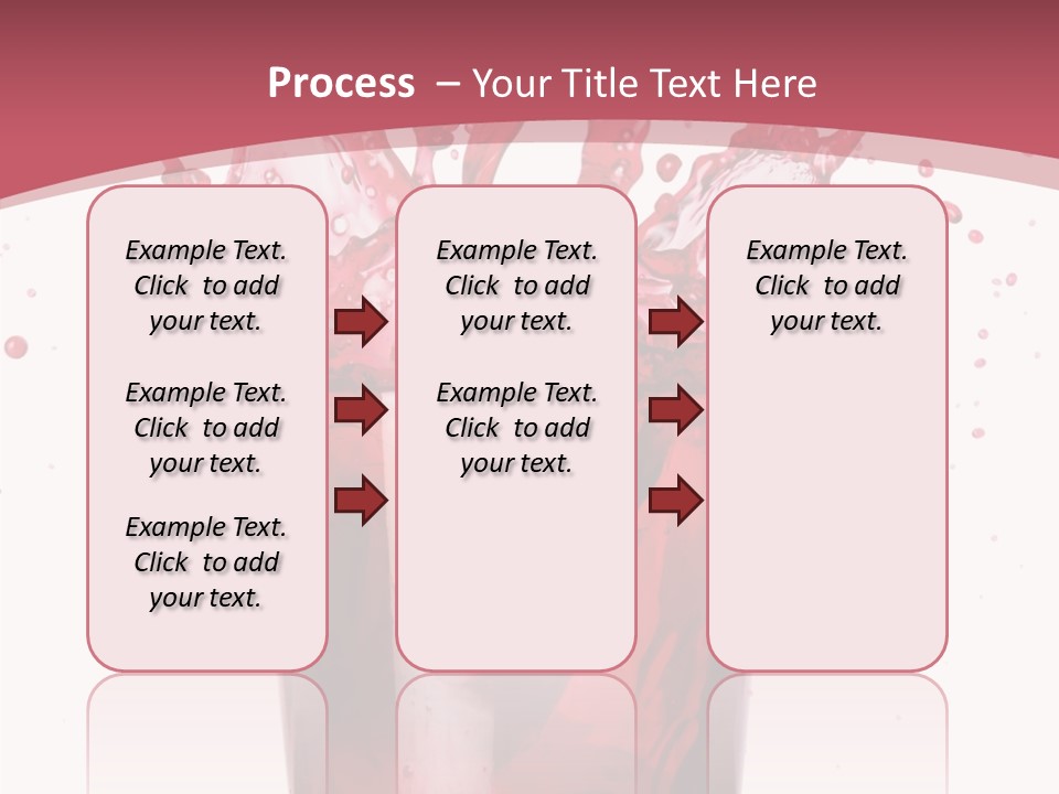 Mixed Splashing Drink PowerPoint Template