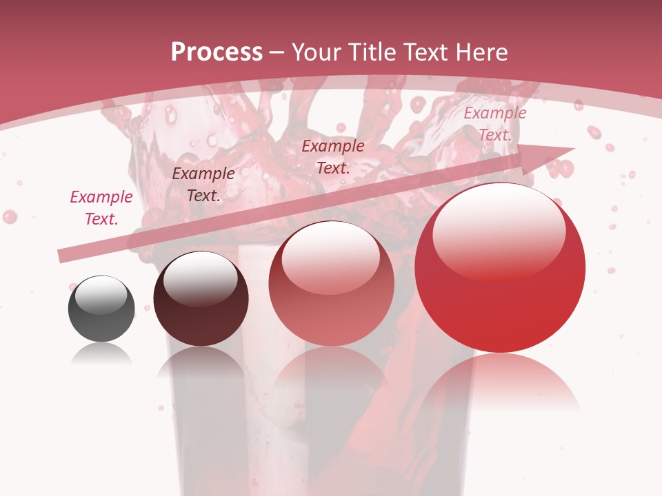 Mixed Splashing Drink PowerPoint Template