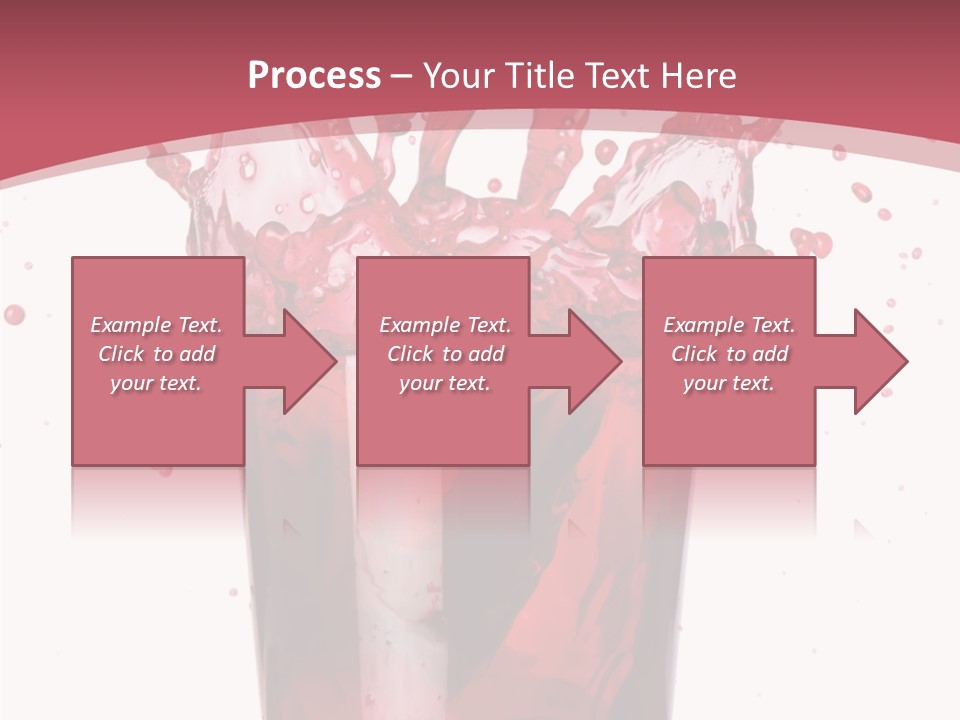 Mixed Splashing Drink PowerPoint Template