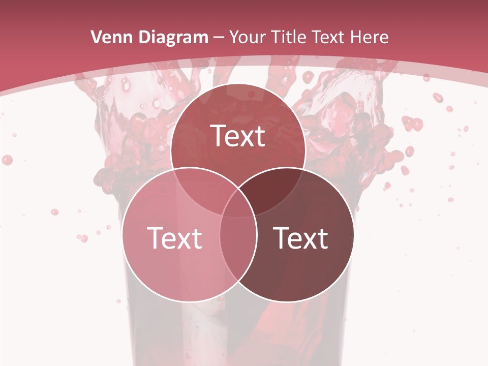 Mixed Splashing Drink PowerPoint Template