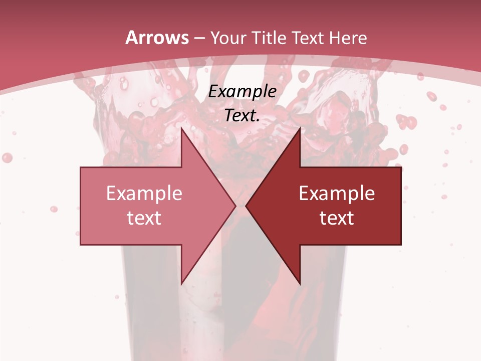 Mixed Splashing Drink PowerPoint Template