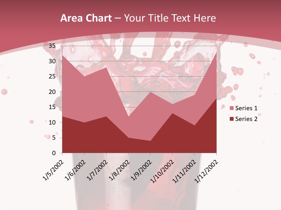 Mixed Splashing Drink PowerPoint Template