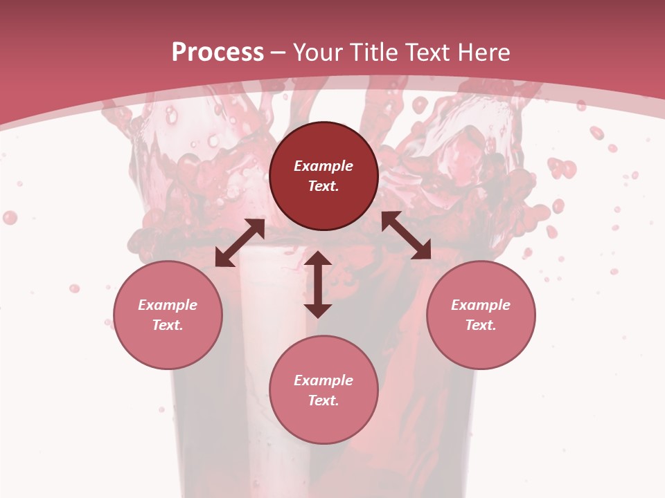 Mixed Splashing Drink PowerPoint Template