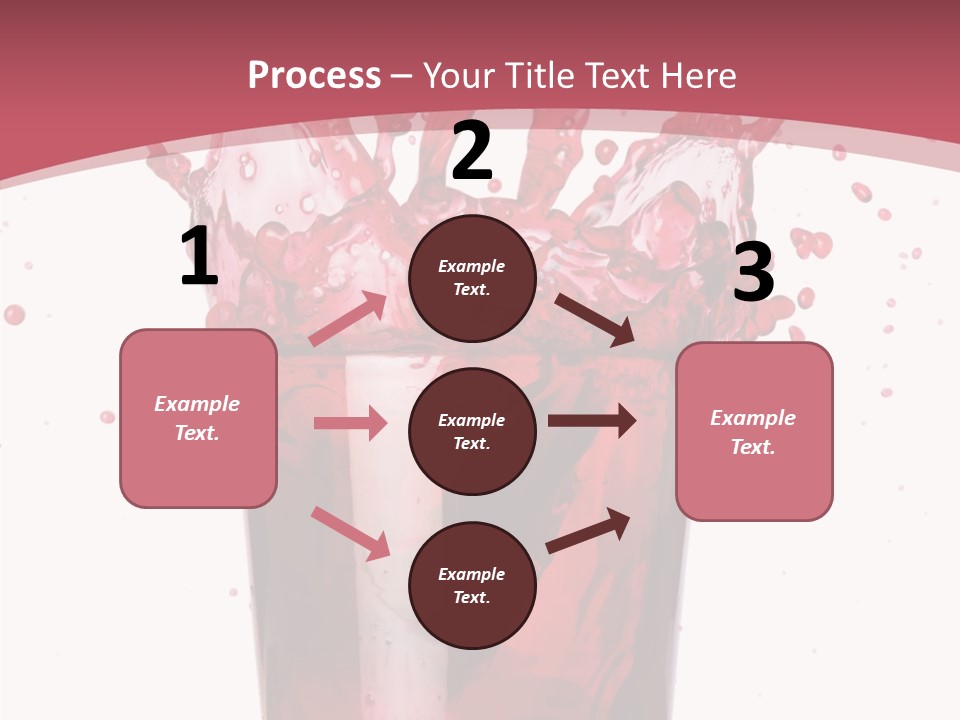 Mixed Splashing Drink PowerPoint Template