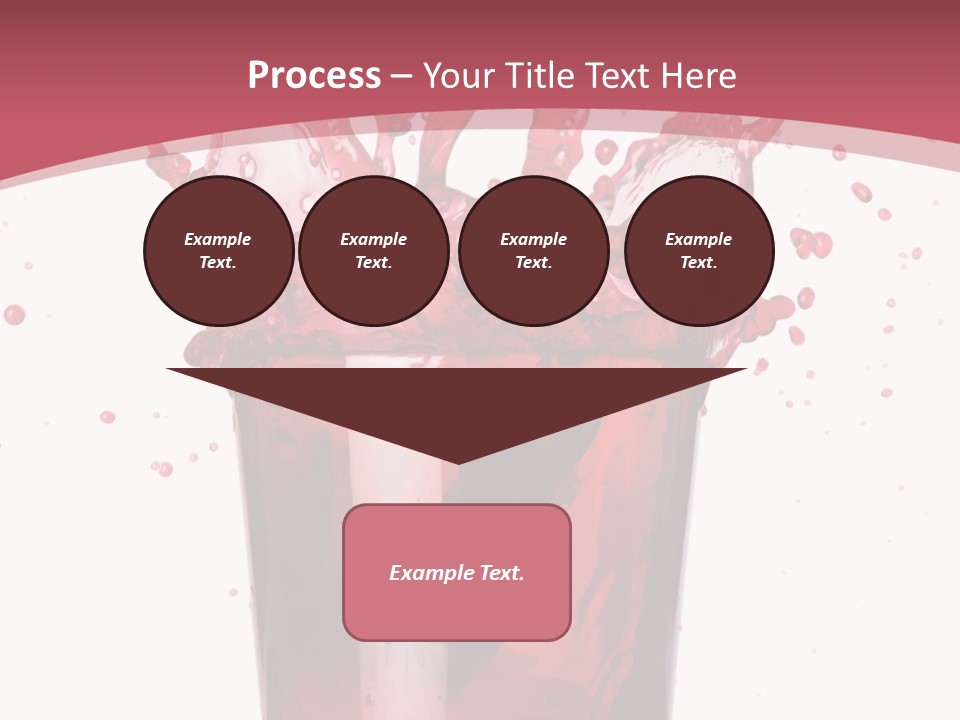 Mixed Splashing Drink PowerPoint Template