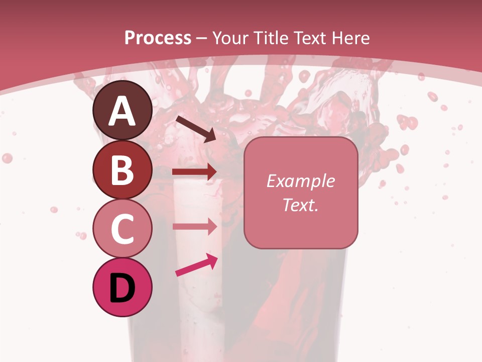 Mixed Splashing Drink PowerPoint Template