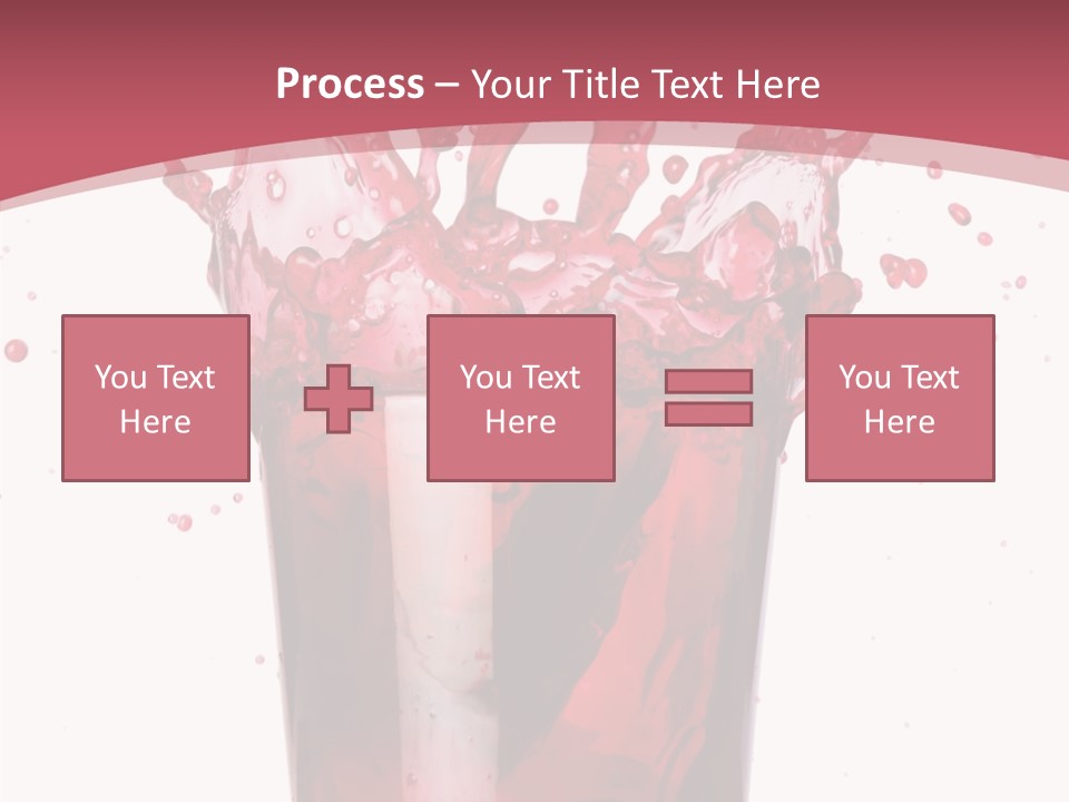 Mixed Splashing Drink PowerPoint Template