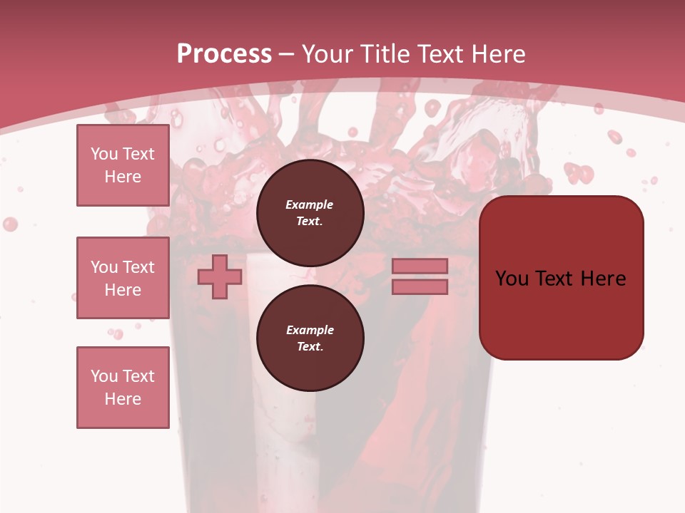 Mixed Splashing Drink PowerPoint Template