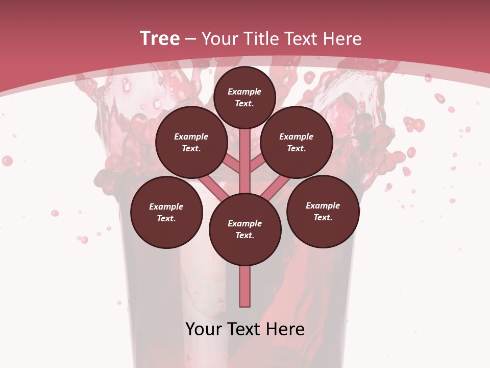 Mixed Splashing Drink PowerPoint Template