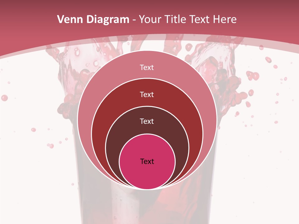 Mixed Splashing Drink PowerPoint Template