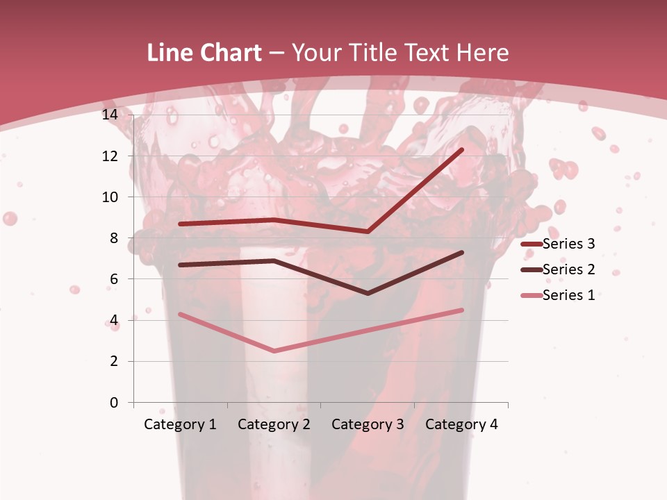 Mixed Splashing Drink PowerPoint Template