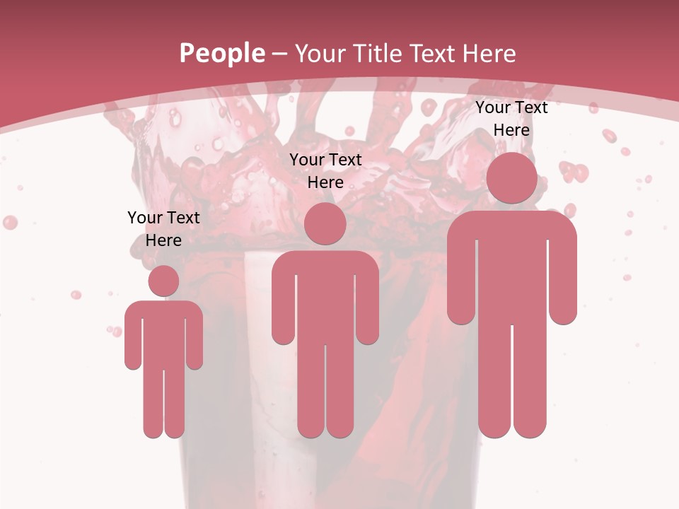 Mixed Splashing Drink PowerPoint Template