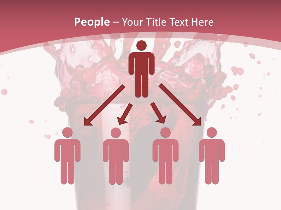 Mixed Splashing Drink PowerPoint Template