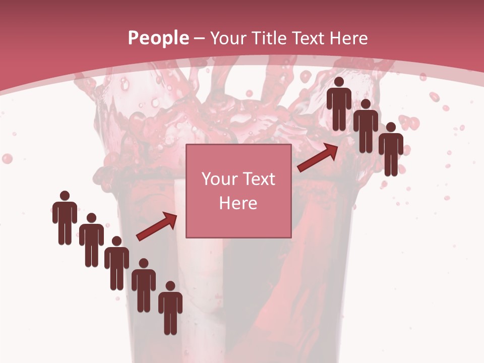 Mixed Splashing Drink PowerPoint Template