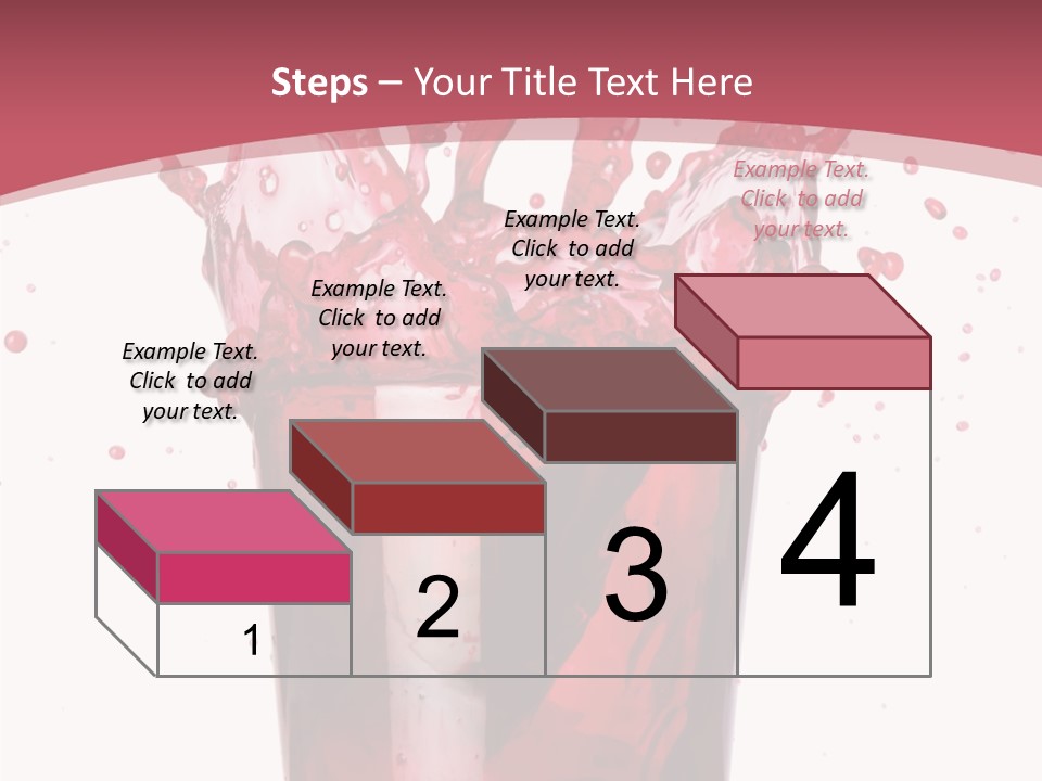 Mixed Splashing Drink PowerPoint Template