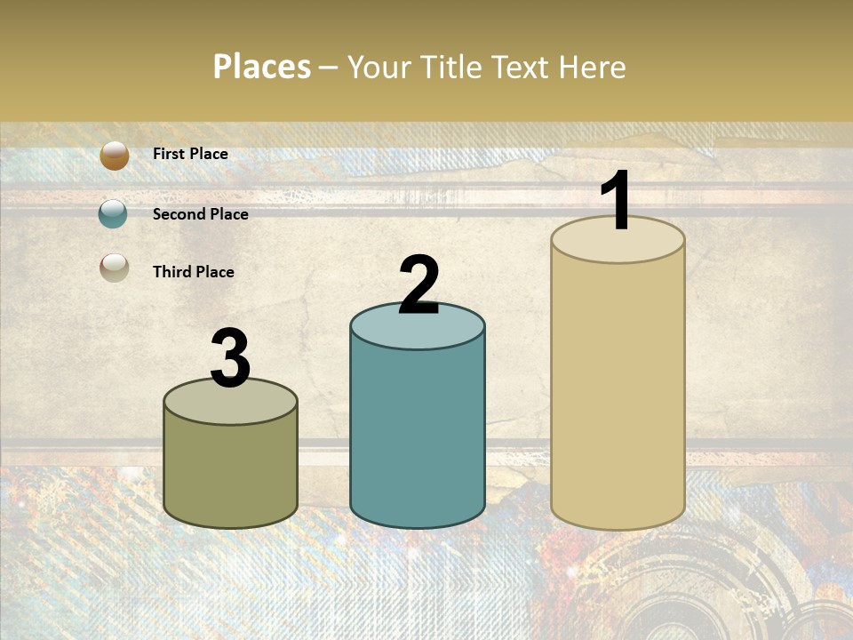 Geometric Colour Scrap Booking PowerPoint Template