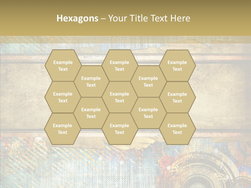 Geometric Colour Scrap Booking PowerPoint Template