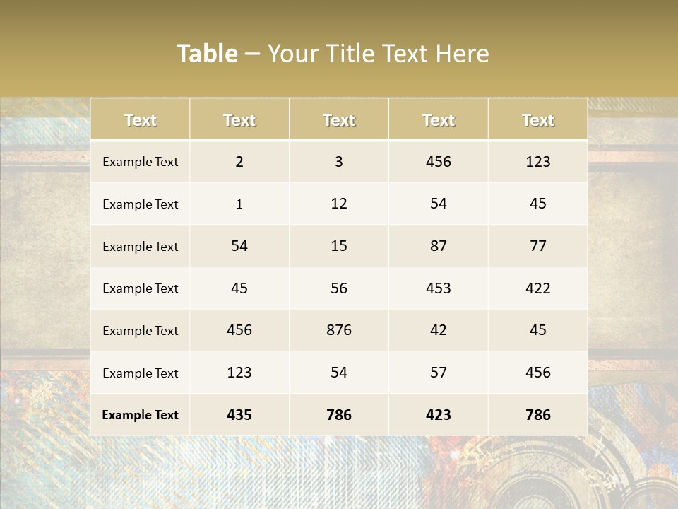Geometric Colour Scrap Booking PowerPoint Template