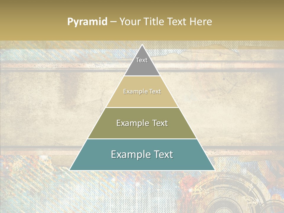 Geometric Colour Scrap Booking PowerPoint Template