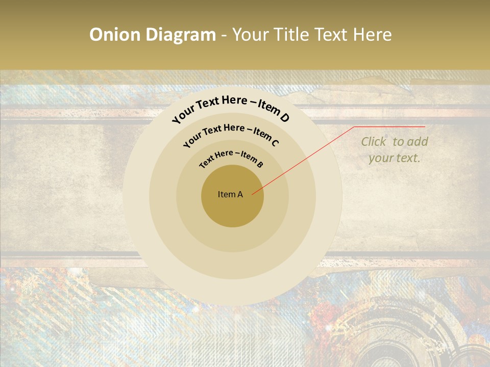 Geometric Colour Scrap Booking PowerPoint Template