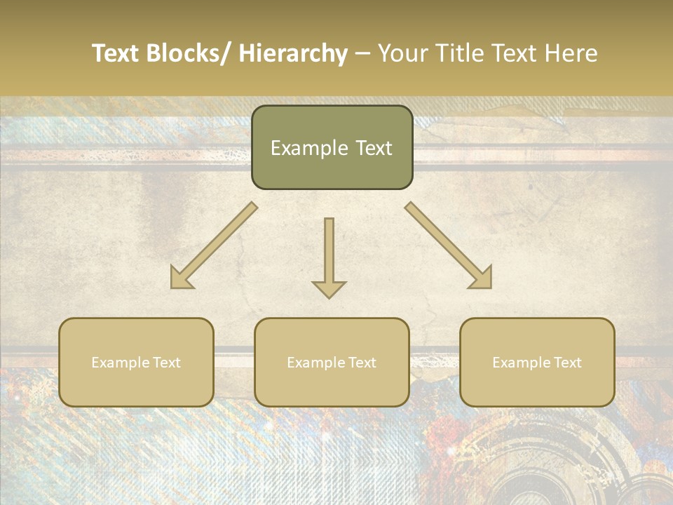 Geometric Colour Scrap Booking PowerPoint Template
