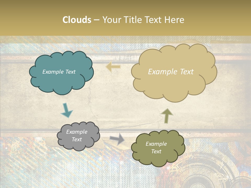 Geometric Colour Scrap Booking PowerPoint Template