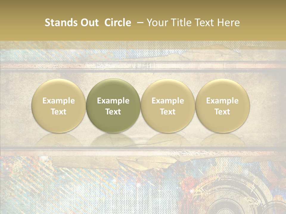 Geometric Colour Scrap Booking PowerPoint Template