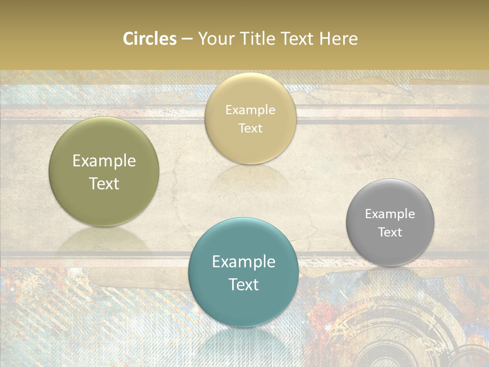 Geometric Colour Scrap Booking PowerPoint Template