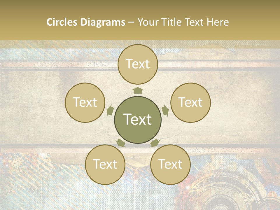 Geometric Colour Scrap Booking PowerPoint Template