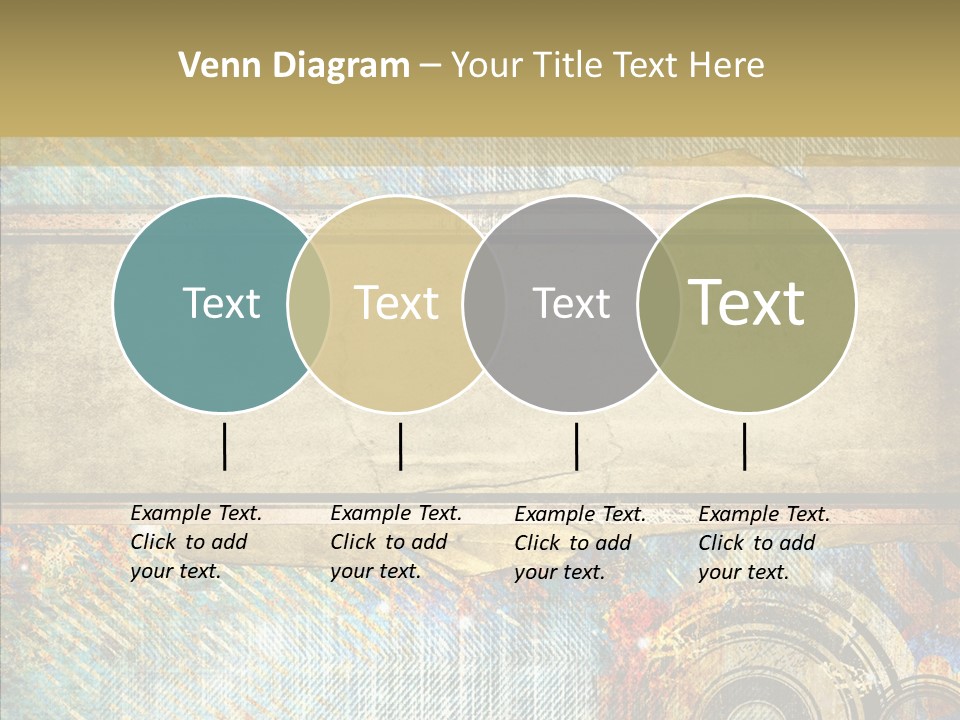 Geometric Colour Scrap Booking PowerPoint Template