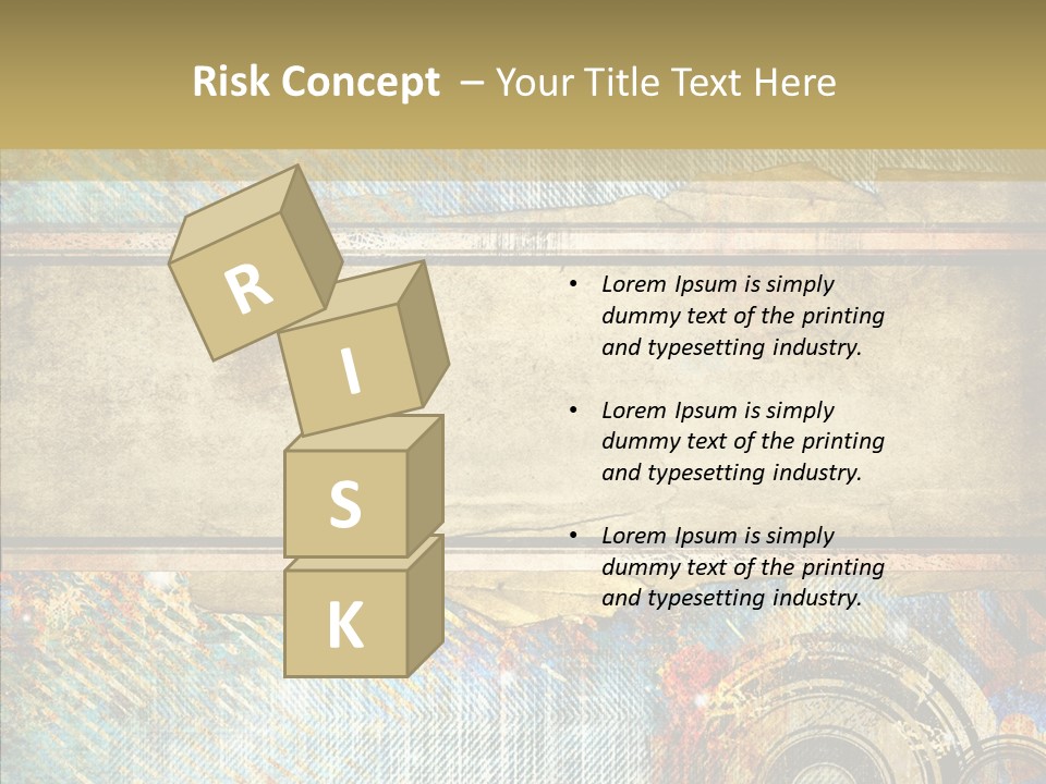 Geometric Colour Scrap Booking PowerPoint Template