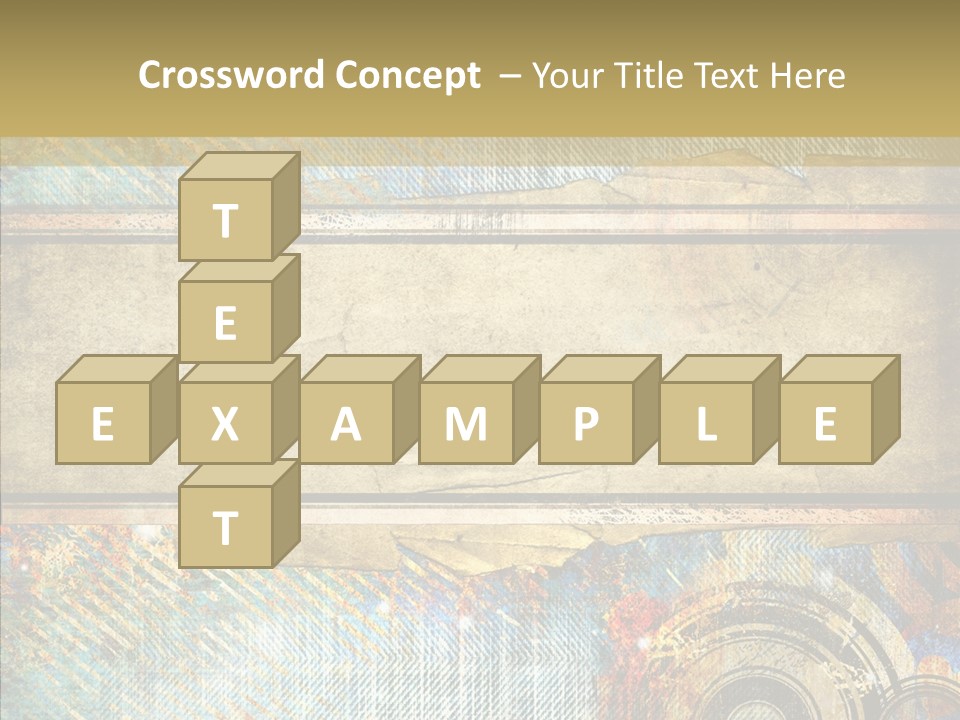 Geometric Colour Scrap Booking PowerPoint Template