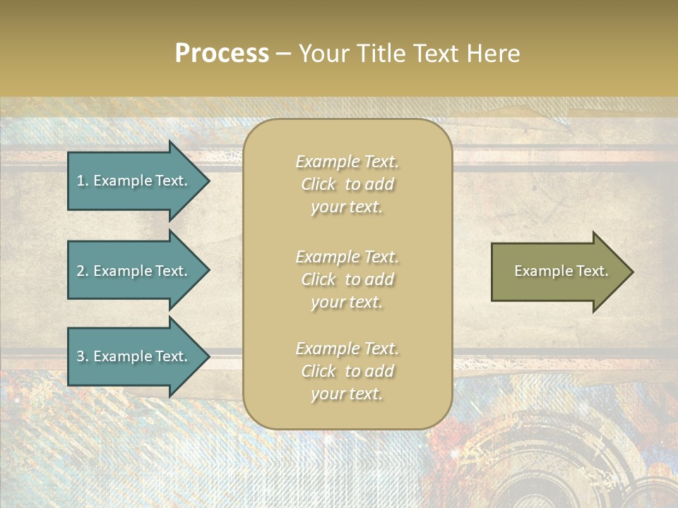 Geometric Colour Scrap Booking PowerPoint Template