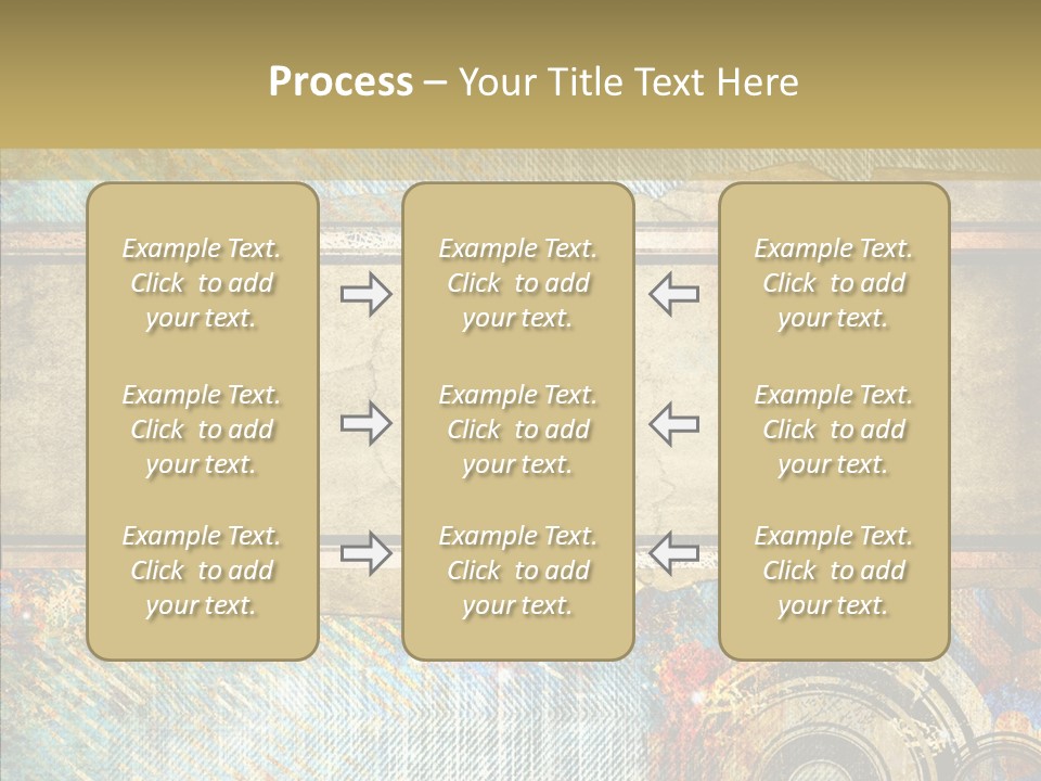 Geometric Colour Scrap Booking PowerPoint Template