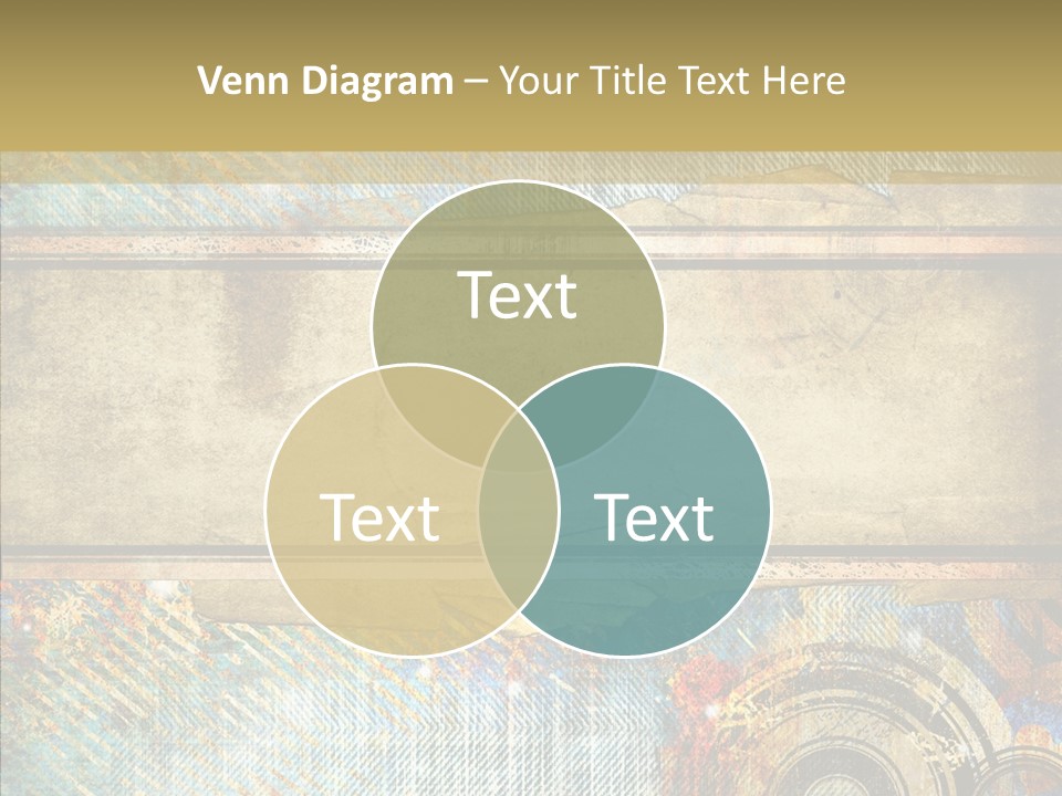 Geometric Colour Scrap Booking PowerPoint Template
