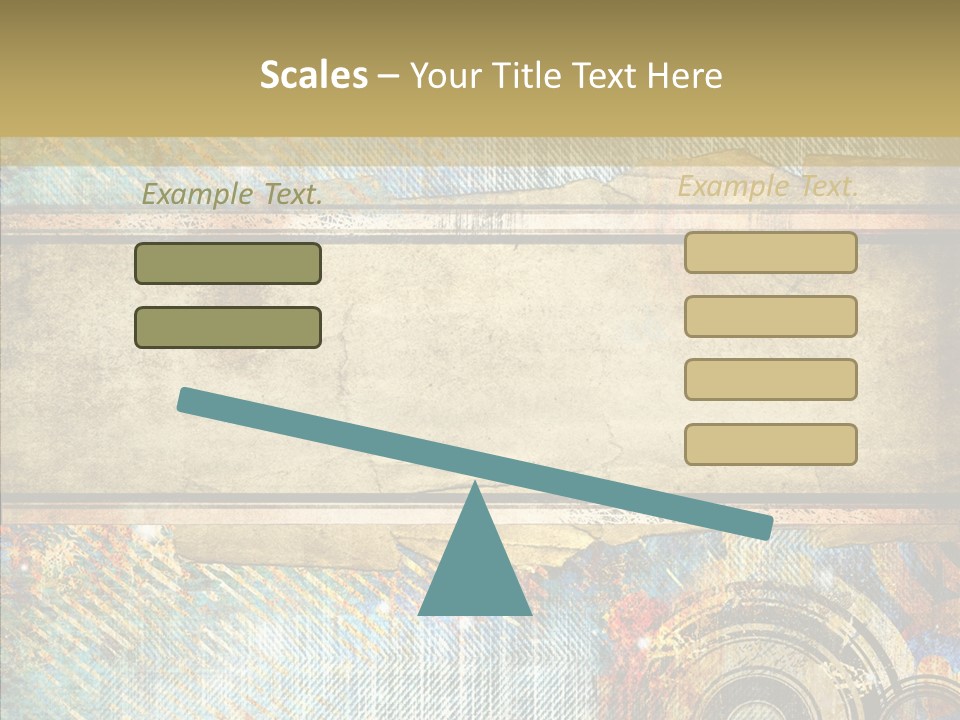 Geometric Colour Scrap Booking PowerPoint Template
