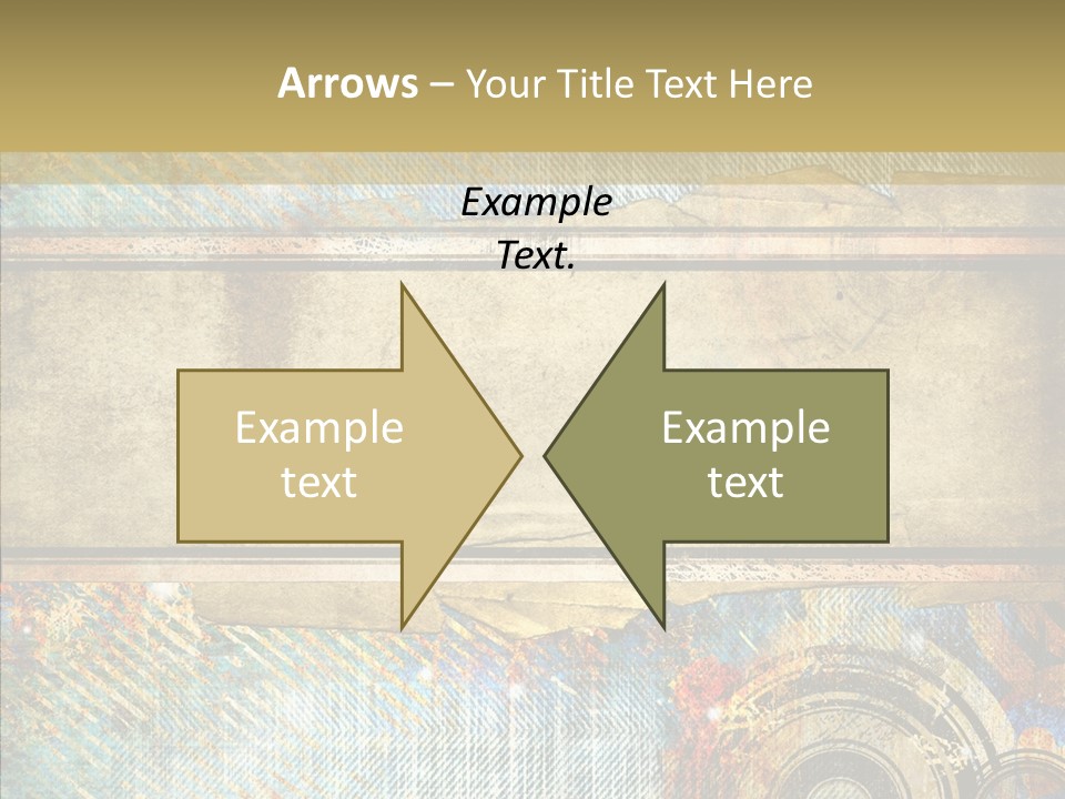 Geometric Colour Scrap Booking PowerPoint Template