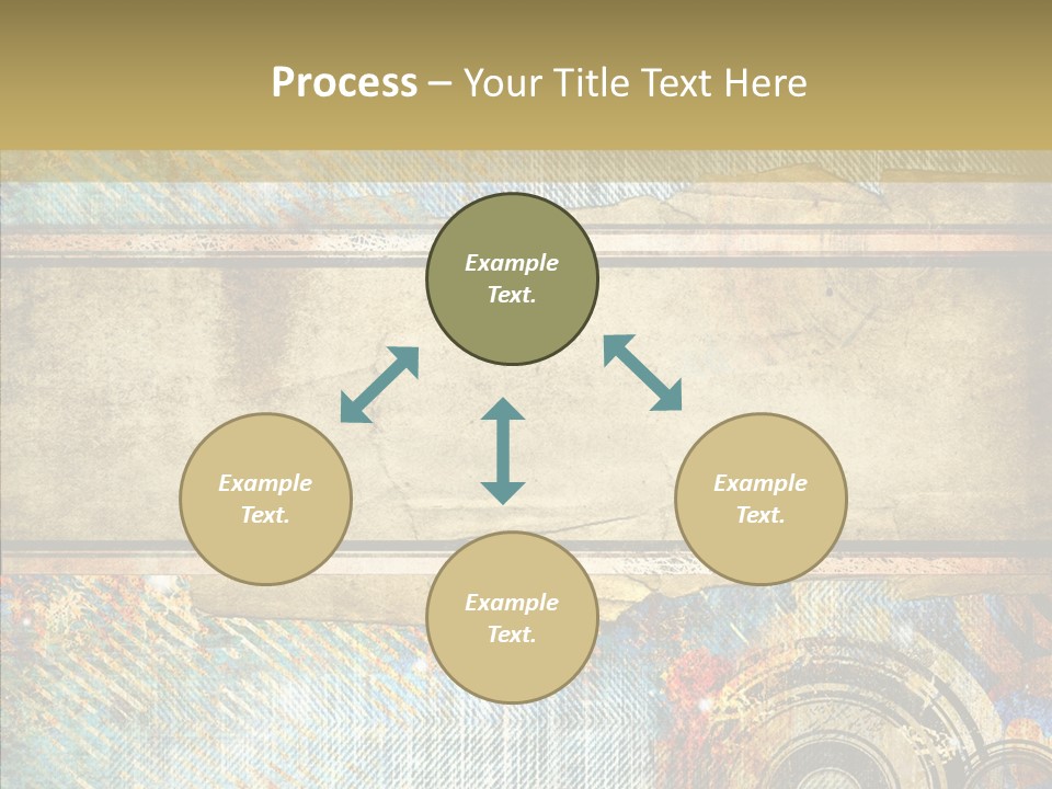 Geometric Colour Scrap Booking PowerPoint Template