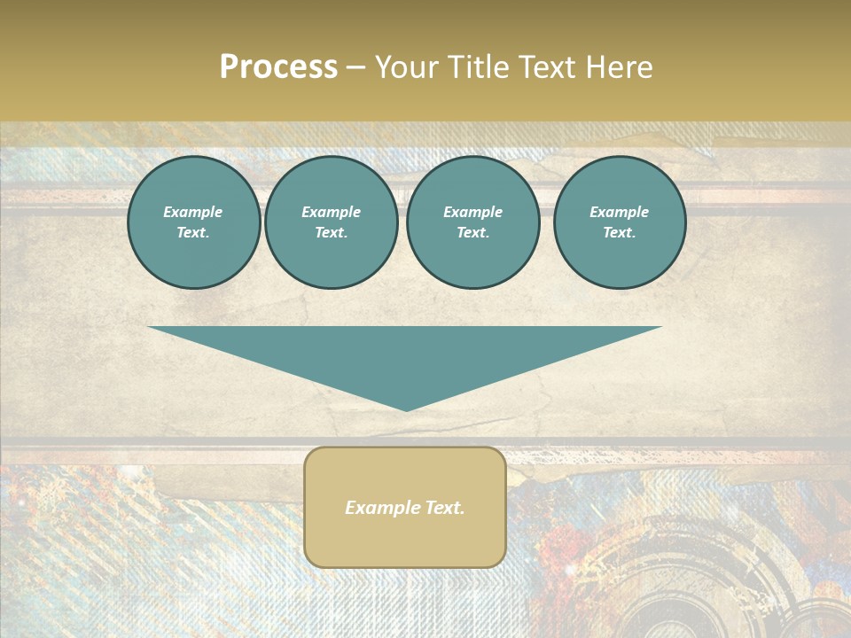Geometric Colour Scrap Booking PowerPoint Template
