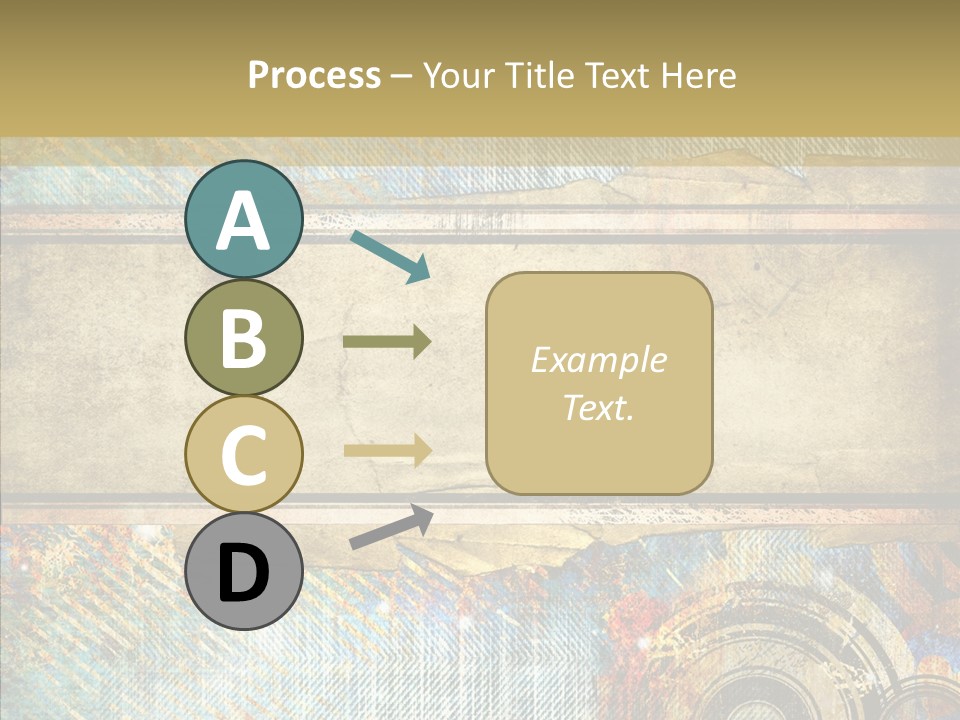 Geometric Colour Scrap Booking PowerPoint Template
