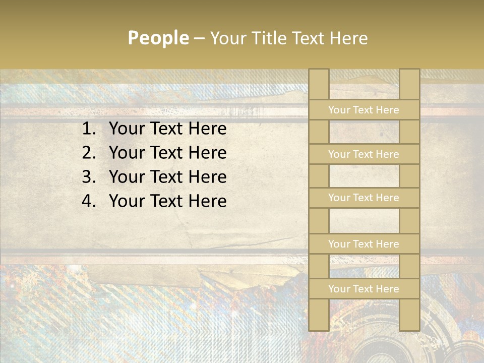 Geometric Colour Scrap Booking PowerPoint Template