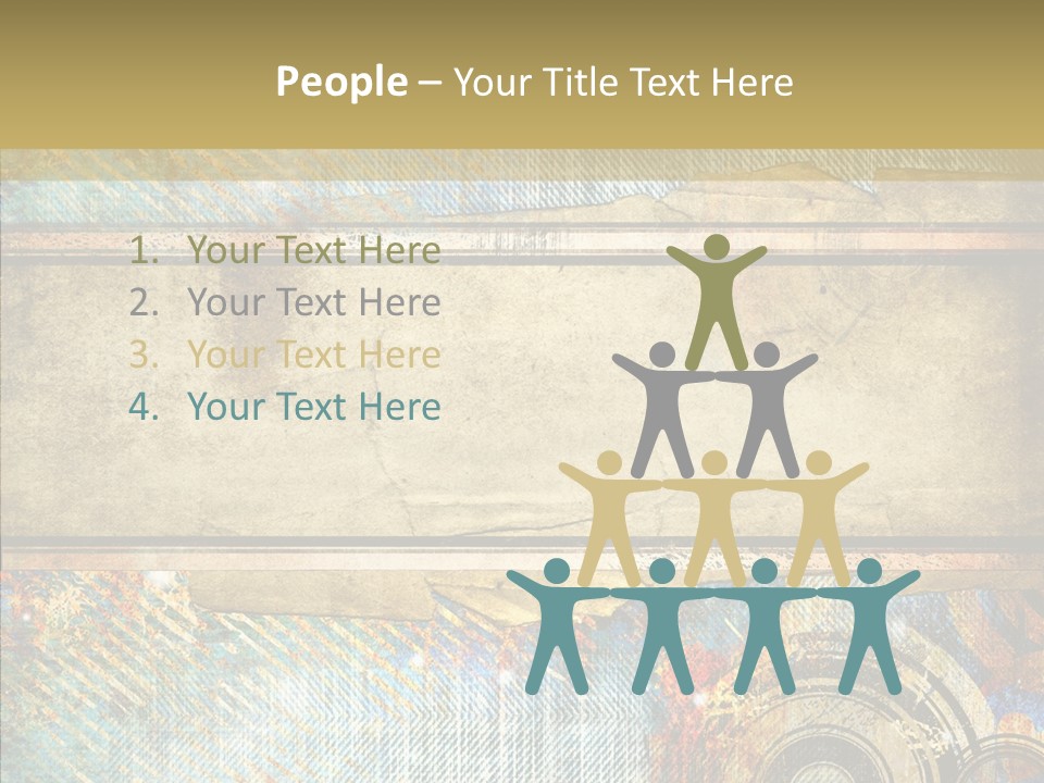 Geometric Colour Scrap Booking PowerPoint Template